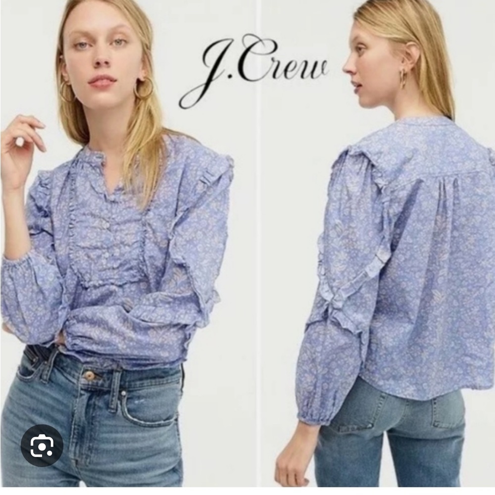 J.Crew Ruffle Top